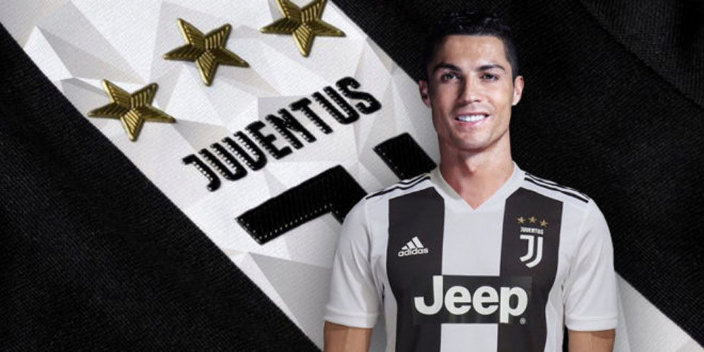 Jersey Juventus Ronaldo Terjual 520 Ribu Unit dalam Satu Hari!